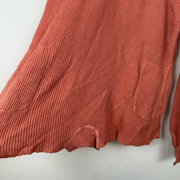 Free People FP Beach Picnic Sweater Romper Savannah Red - Picture 7 of 9